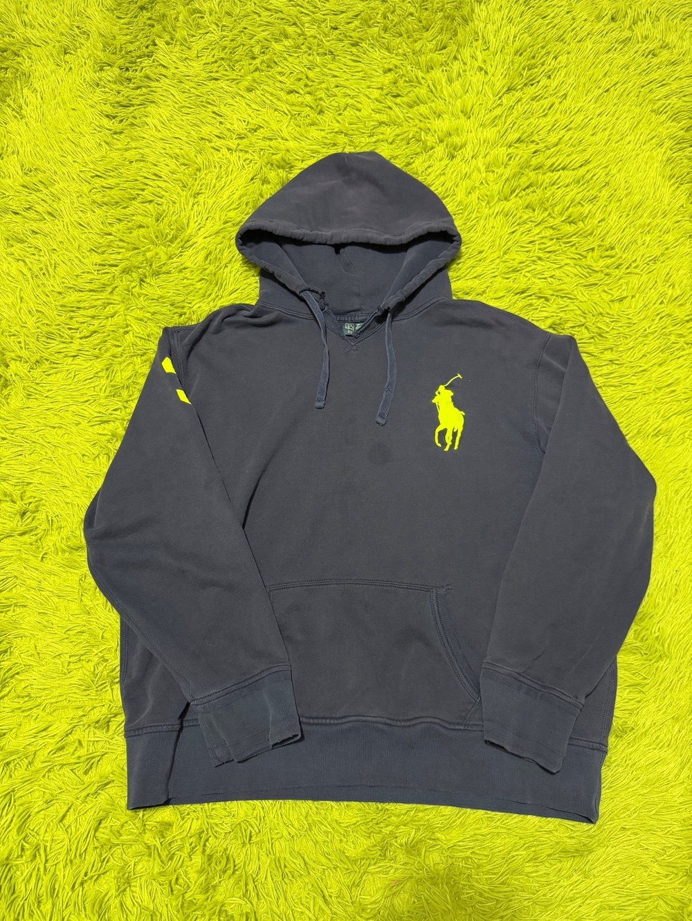 Polo Ralph Lauren Big Pony Fleece Hoodie Men’s Size 2XL Navy